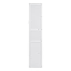 Letto a muro a scomparsa matrimoniale/Queen grigio/bianco con mensole, 1-2 posti letto