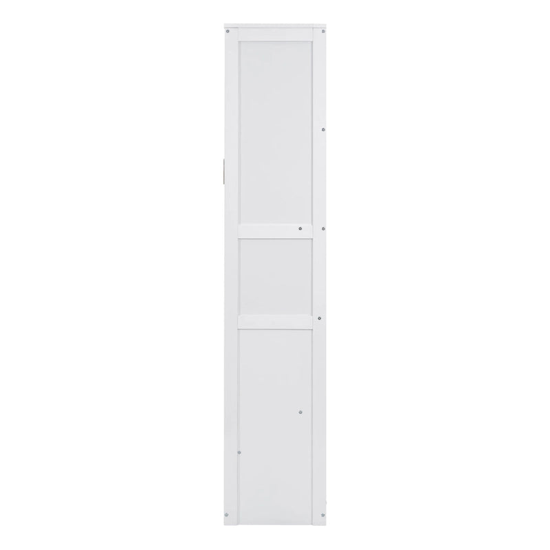 Letto a muro a scomparsa matrimoniale/Queen grigio/bianco con mensole, 1-2 posti letto