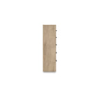 Comò a 5 cassetti beige, singolo