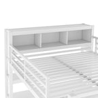 Letto a soppalco in metallo nero/bianco sporco con scrivania a L e armadio, completo/matrimoniale, 1 persona