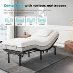 Base letto regolabile motorizzata Black King, per 2