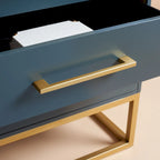 Cassettiera a 6 cassetti – Rovere rustico / Oro verde acqua / Noce scuro / Argento nero / Oro bianco / Oro noce