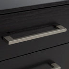 Cassettiera a 6 cassetti – Rovere rustico / Oro verde acqua / Noce scuro / Argento nero / Oro bianco / Oro noce