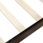 Letto a Piattaforma in Legno con Testiera e Pediera – Singolo, 1 Posto (Espresso / Bianco / Rovere)