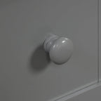 Letto a giorno in pino massello con letto estraibile, per due persone – Bianco / Grigio / Espresso
