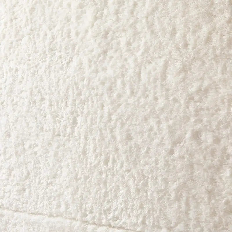 Testiera in Ecopelliccia ad Arco con Gambe – Singolo/Singolo XL, Bianco Orso Polare / Quarzo Rosa Pesca, 1 Posto