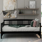Divano letto in legno massiccio bianco/espresso, singolo/matrimoniale, 1 posto a sedere