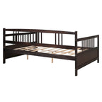 Divano letto in legno massiccio bianco/espresso, singolo/matrimoniale, 1 posto a sedere