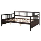 Divano letto in legno massiccio bianco/espresso, singolo/matrimoniale, 1 posto a sedere