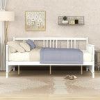 Divano letto in legno massiccio bianco/espresso, singolo/matrimoniale, 1 posto a sedere