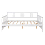 Divano letto in legno massiccio bianco/espresso, singolo/matrimoniale, 1 posto a sedere