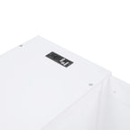 Divano letto gemello grigio/bianco con contenitore, estraibile, per 1-2 persone