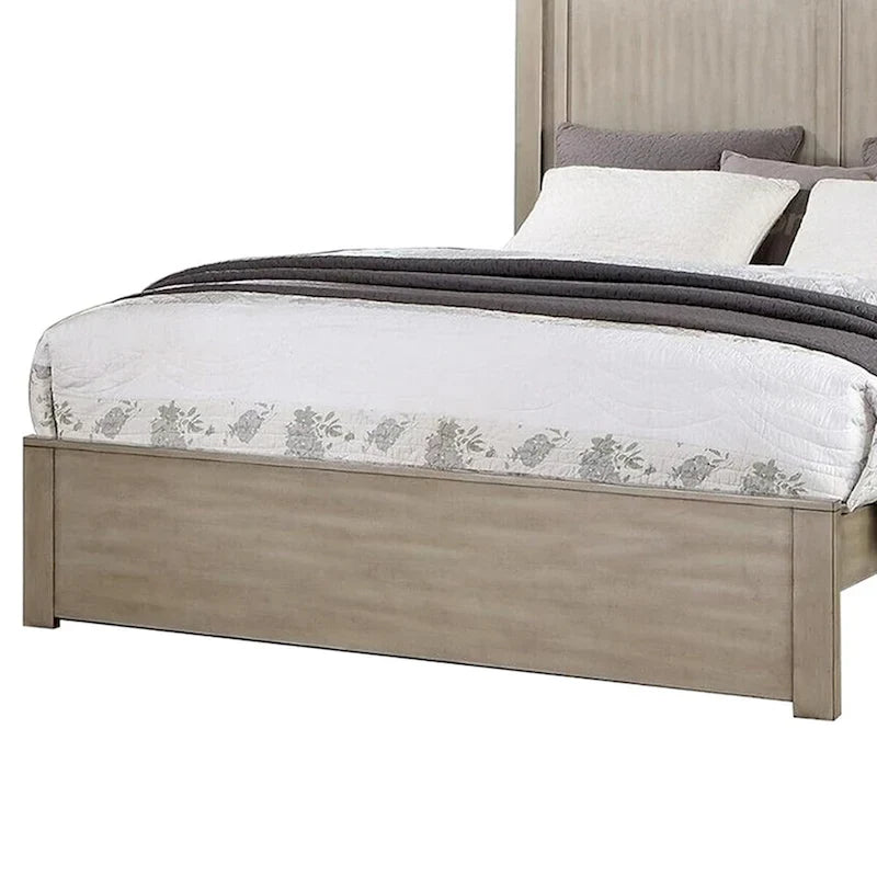 Letto matrimoniale in legno di ciliegio/tannino chiaro, testiera a 2 pannelli, adatto per 1-2 persone
