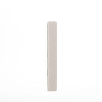 Testiera imbottita grigio/beige con porte di ricarica – Per 1