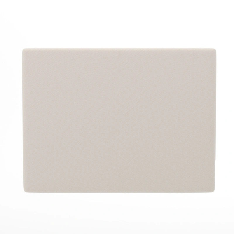 Testiera imbottita grigio/beige con porte di ricarica – Per 1