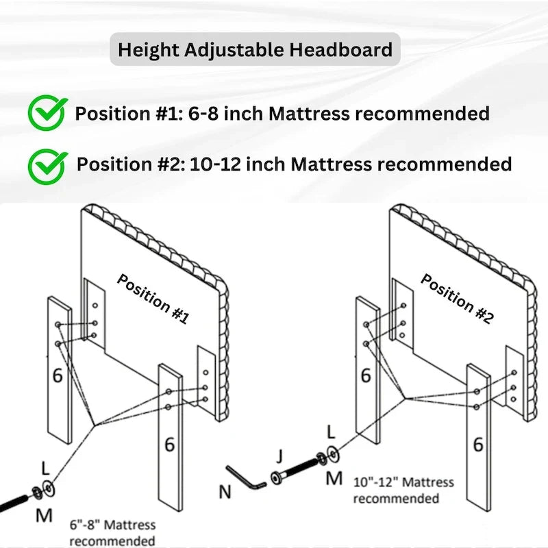 Letto a piattaforma imbottito 3D White Dove Plush – Singolo/Matrimoniale/Queen