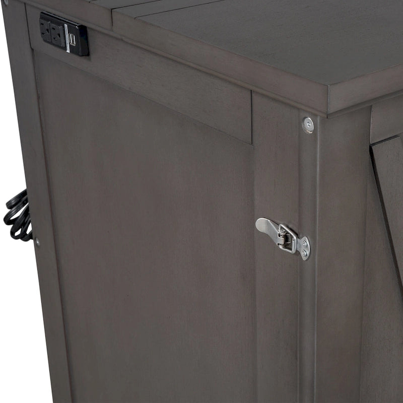 Letto a scomparsa matrimoniale/matrimoniale alla francese bianco/grigio con cassetto – 1-2 posti letto
